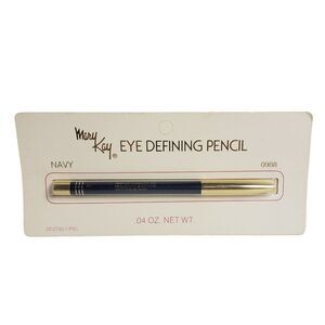 Vtg Mary Kay Eye Defining Pencil Navy Long-Wearing Wooden Precision Eye Liner